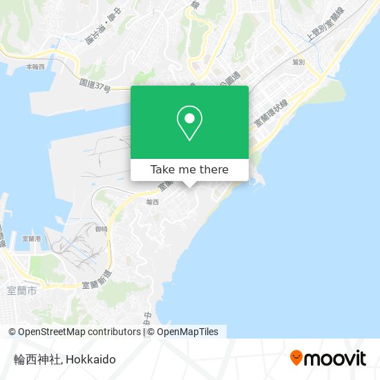 輪西神社 map