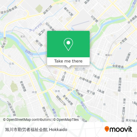 旭川市勤労者福祉会館 map