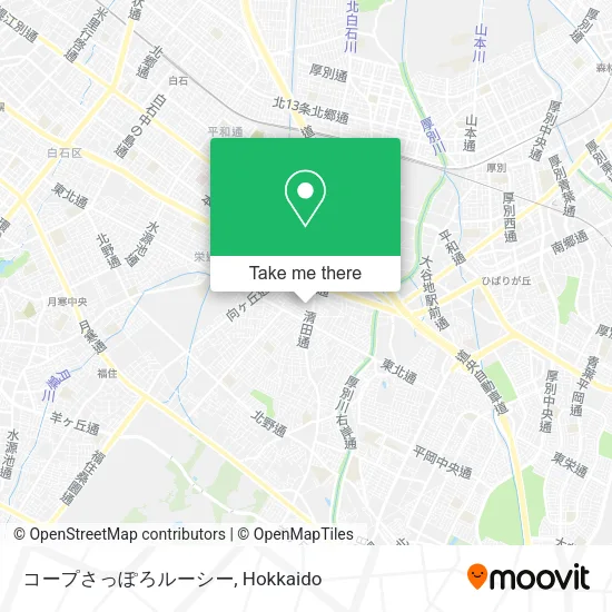 コープさっぽろルーシー map
