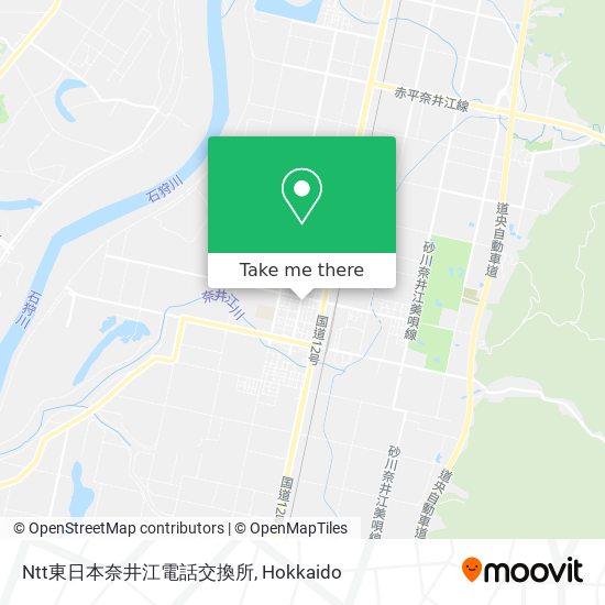 Ntt東日本奈井江電話交換所 map