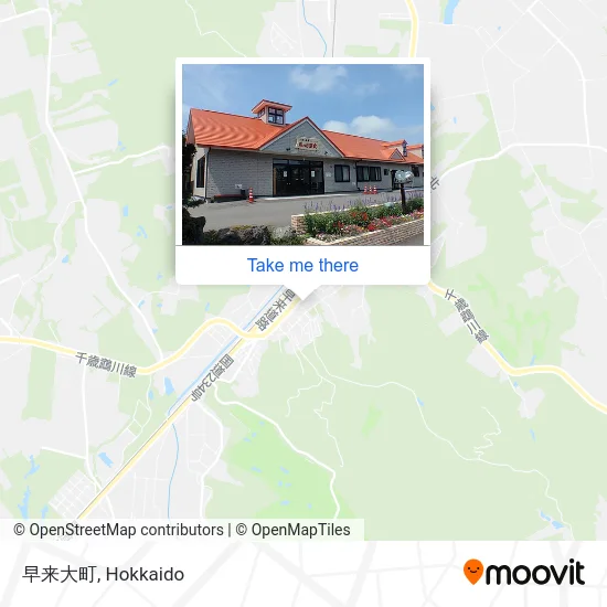 早来大町 map