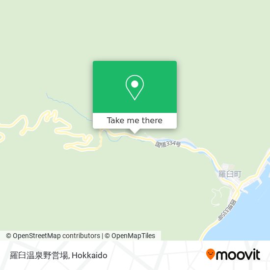 羅臼温泉野営場 map