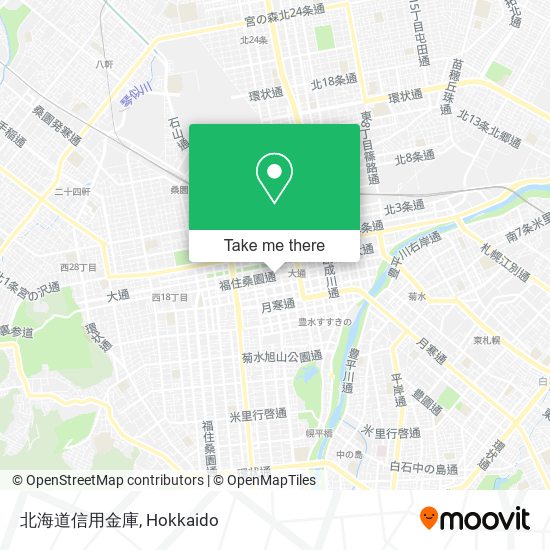 北海道信用金庫 map