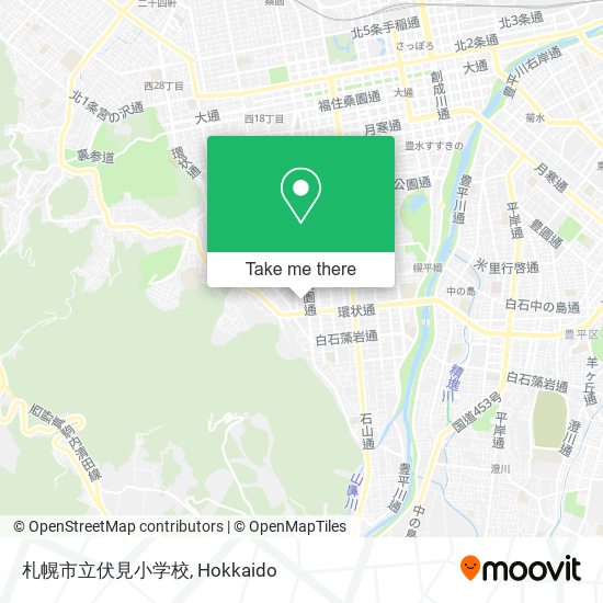 札幌市立伏見小学校 map