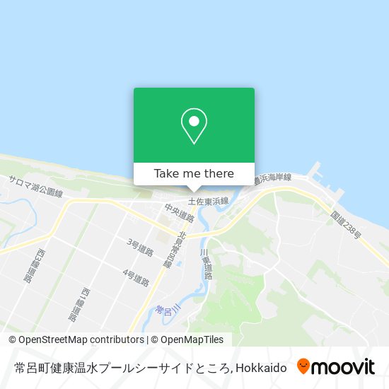 常呂町健康温水プールシーサイドところ map