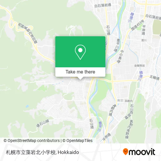 札幌市立藻岩北小学校 map