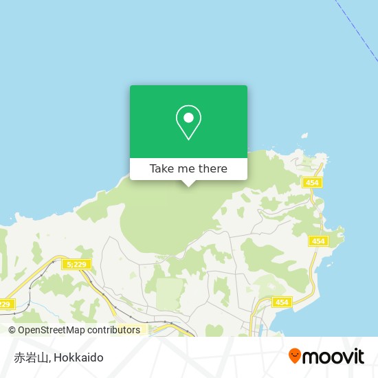 赤岩山 map