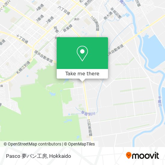 Pasco 夢パン工房 map