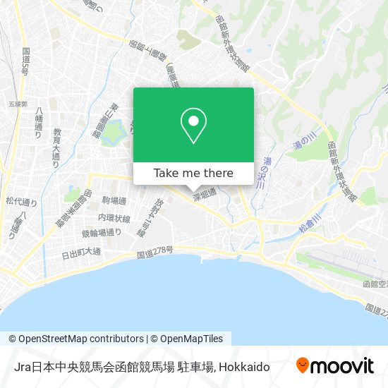 Jra日本中央競馬会函館競馬場 駐車場 map