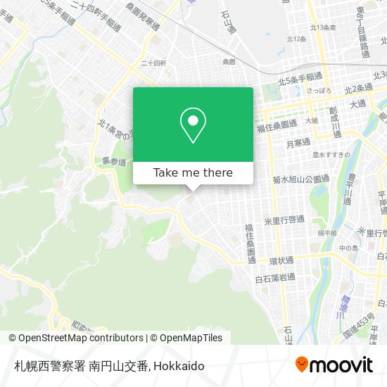 札幌西警察署 南円山交番 map