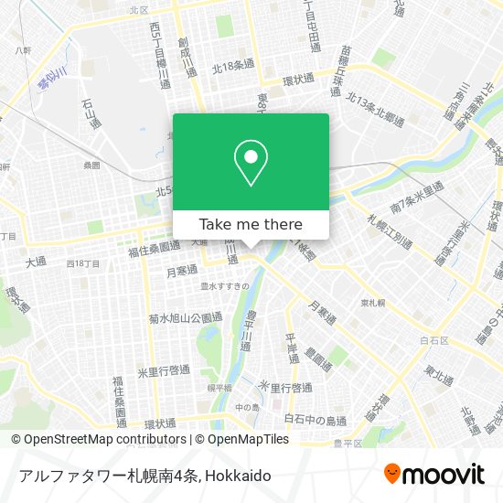 アルファタワー札幌南4条 map