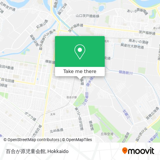 百合が原児童会館 map