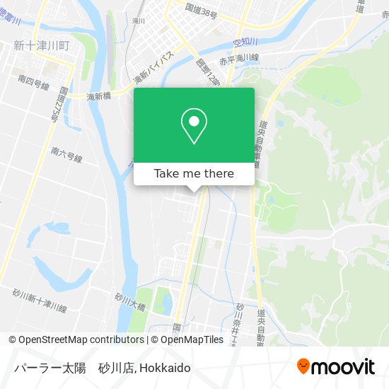 パーラー太陽　砂川店 map