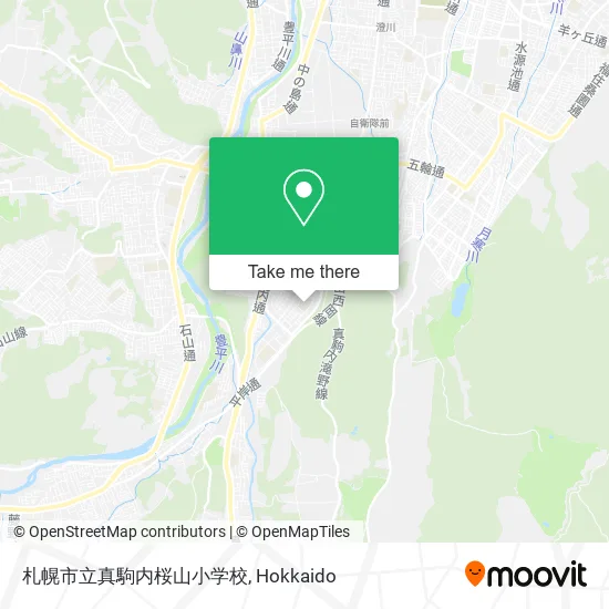 札幌市立真駒内桜山小学校 map