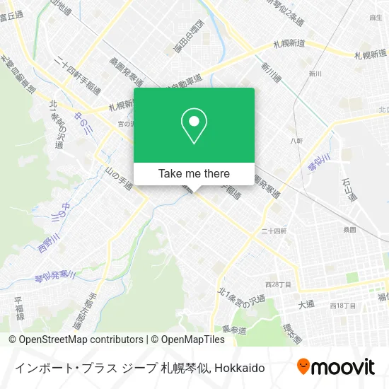 インポート･プラス ジープ 札幌琴似 map