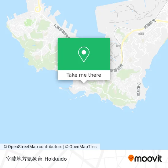 Muroran Meteorological Observatory map