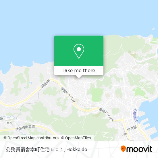 公務員宿舎幸町住宅５０１ map