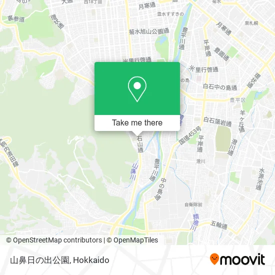 山鼻日の出公園 map
