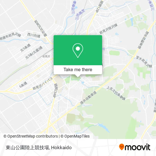 東山公園陸上競技場 map