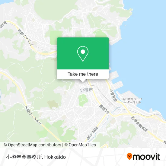 小樽年金事務所 map