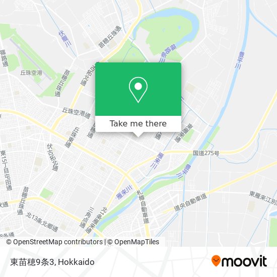 東苗穂9条3 map