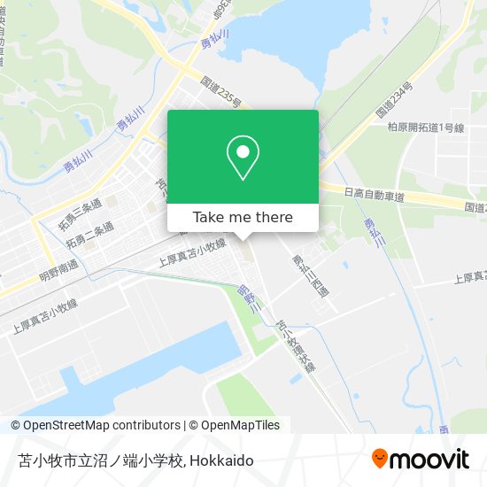 苫小牧市立沼ノ端小学校 map