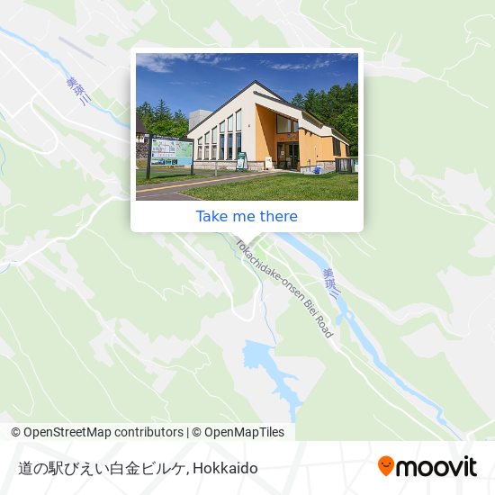 道の駅びえい白金ビルケ map