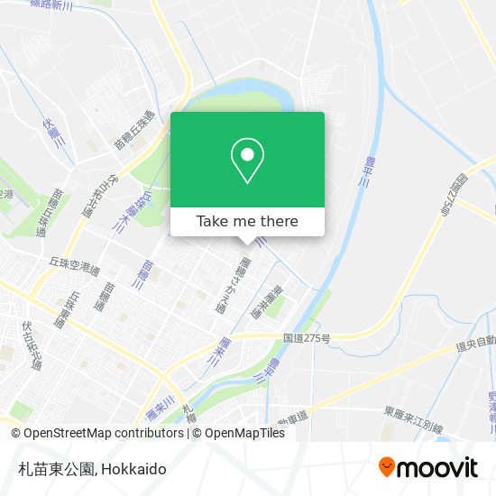 札苗東公園 map