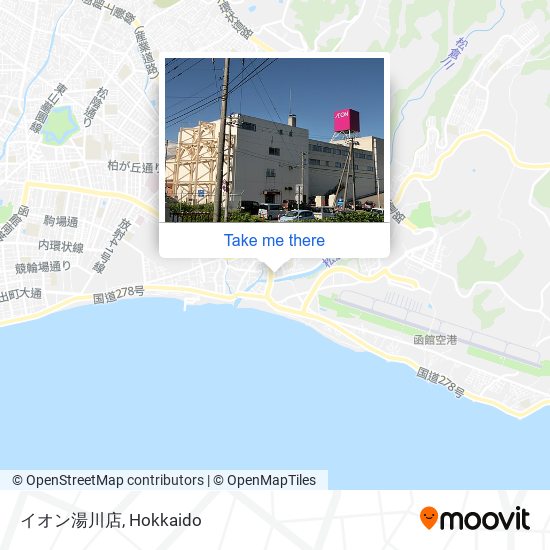 イオン湯川店 map