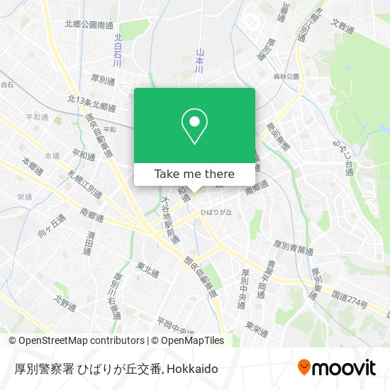 厚別警察署 ひばりが丘交番 map