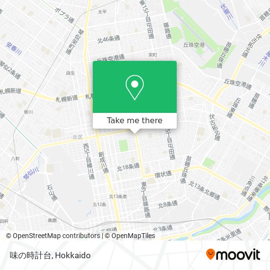 味の時計台 map