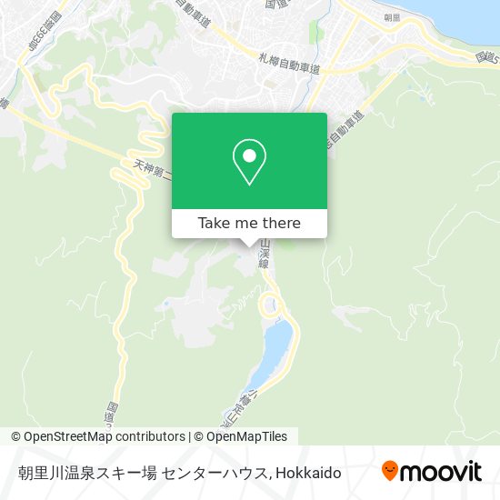 朝里川温泉スキー場 センターハウス map