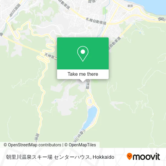 朝里川温泉スキー場 センターハウス map