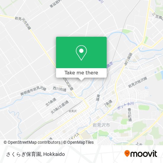 さくらぎ保育園 map