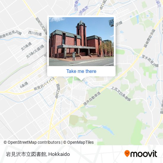 岩見沢市立図書館 map