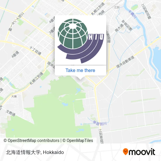 北海道情報大学 map