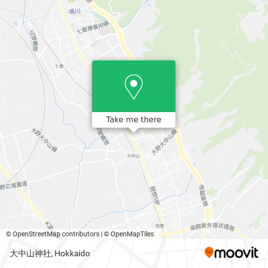 大中山神社 map