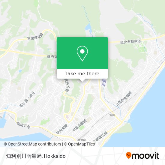 知利別川雨量局 map