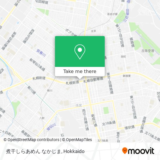 煮干しらあめん なかじま map