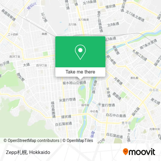 Zepp札幌 map