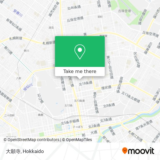 大願寺 map