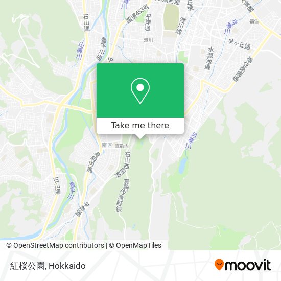 紅桜公園 map