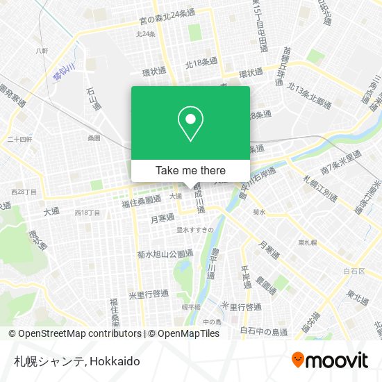 札幌シャンテ map
