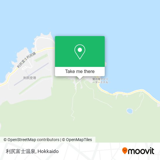 利尻富士温泉 map