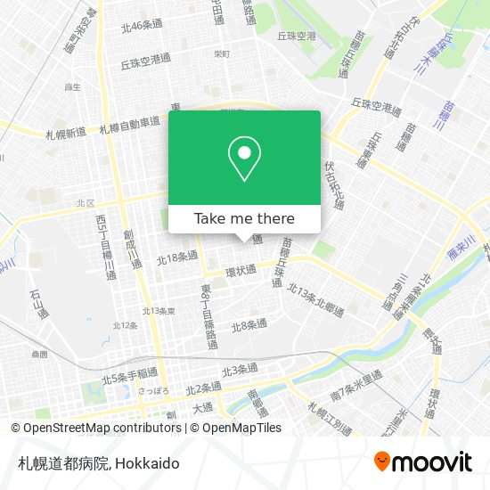 札幌道都病院 map