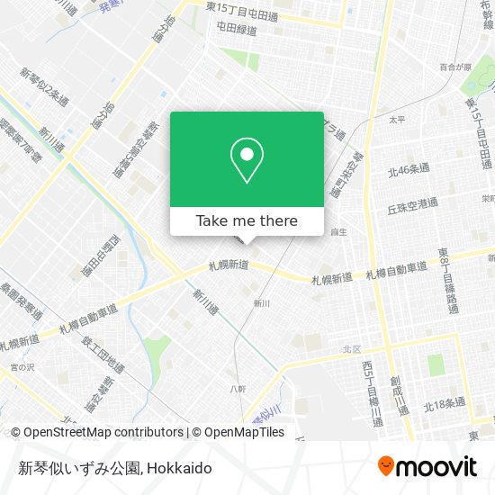 新琴似いずみ公園 map