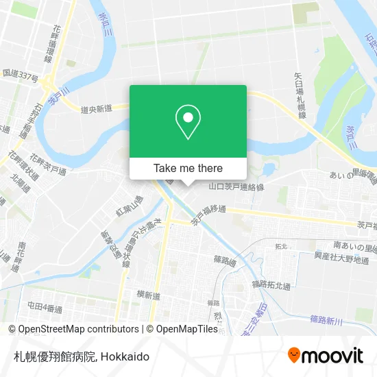 札幌優翔館病院 map