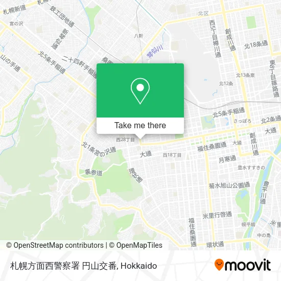 札幌方面西警察署 円山交番 map