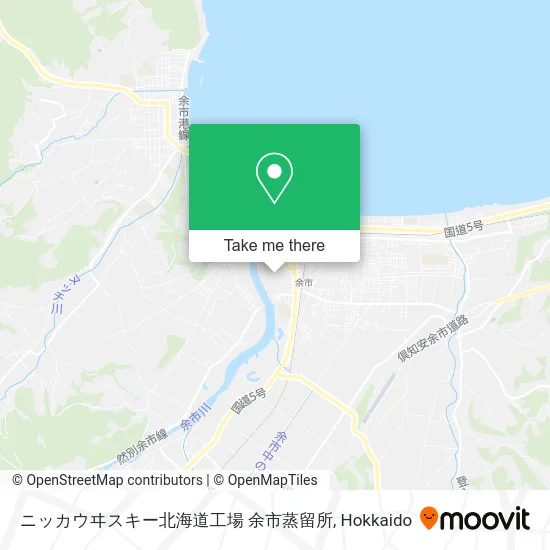 ニッカウヰスキー北海道工場 余市蒸留所 map