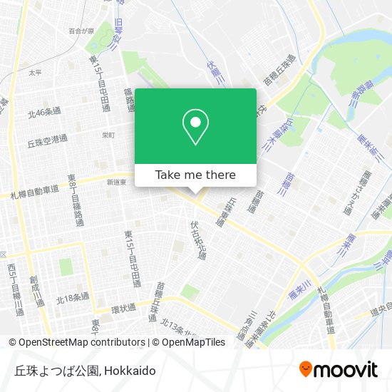 丘珠よつば公園 map